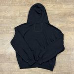 Aviator Nation  5 Stripe Zip Hoodie Dark Grey w/ Neon Rainbow Stripes Size Small Photo 3