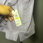 Calvin Klein Performance Womens Cold Shoulder Mock-Neck Sweatshirt Purple M Photo 4