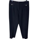 River Island  Women’s Sz 10 Cigarette Pants in Black Photo 1