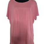 Halara Plain Round Neck Crisscross Plus Size Sports Top 1X Women’s Pink NWT. Photo 1