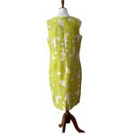 Vintage Womens Green Cocktail Dress 12 Semi Formal Retro Silk 60s Classic Y2K Photo 11