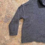 Aerie Chunky Loose Knit Soft and Cozy Boho Funnelneck Sweater Photo 2