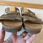 Naot Leather Nancy Sandals Bronze Gold Size‎ 42 US 11 11.5 Slip On Slides Brown Photo 5