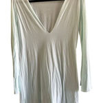 Michael Stars Women's White 100% Cotton V-Neck Pullover T-Shirt Size 2 Photo 0