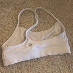 Lululemon White Flow Y Bra Nulu Light Support, A–C Cups Photo 1