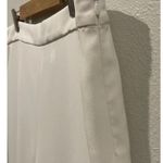 ZARA White Ruffle Pants Photo 4