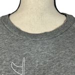 O'Neill O’Neill Large Sweatshirt Crew Neck Long Sleeve Stretch Floral Gray Heather Women Photo 3