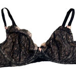 B.tempt'd 𝅺 EUC Black Pink Lace Bra Sz 32C Photo 0