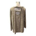 Kaileigh Tan & Black Heathered Top Size XXL Photo 1
