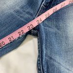 Miss Me Low Rise Straight Leg Cuffed Distressed Blue Jean Back Flap Pocket SZ 27 Photo 4