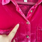 Anthropologie The Hadley Velvet Relaxed Buttondown Shirt by Pilcro Size 10 Photo 10