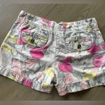 Loft  linen blend floral shorts sz 2 GUC Photo 2