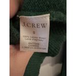 J.Crew Lambswool Crewneck Sweater Deep Green Size S Preppy Warm Minimalist Photo 2