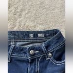 Miss Me Women's Low Rise Jegging Dark Wash Distressed Jeans Size 27 Photo 7