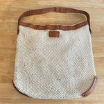 Lucky Brand Tan and Cream Woven Shoulder Bag Photo 0
