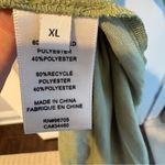 Rebecca Taylor Pleated Sateen Long-Sleeve Dress In Matcha Green | XL Photo 6