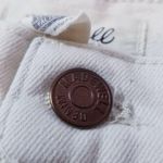 Madewell The Perfect Vintage Straight Jean High Rise Cream Denim Photo 9