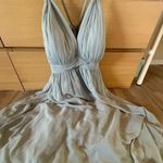 Azazie Dress Bridesmaid Grey Photo 0