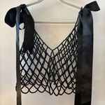 Urban Outfitters Black Jewel Tank Top With Bows Photo 0