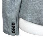 Banana Republic  Knit Blazer Slim Notch Lapel Light Heather Gray Women’s Size 6 Photo 9