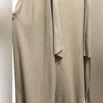 Banana Republic  Waterfall Knit Vest Sweater Tan Womens Sz L Photo 5
