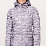 Lululemon  Pack It Down Again Jacket Hooded Puffer 700 Down Lilac Purple Size 2 Photo 0