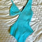 Mystique Boutique Blue Cutout Bodysuit Photo 0