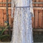 Notte Marchesa Metallic Leaf Embroidered Gown size 16 Photo 9