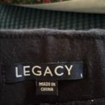 Legacy Brushed Cotton Skirted Cropped Legging Black Size L Stretch Mid Length Size L Photo 4