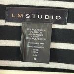 Lmstudio black white preppy horizontal striped knit tailored fit lined blazer 8 Photo 5