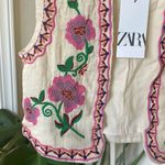 ZARA LAST ONE 🔥NWT GORGEOUS EMBROIDERED CROPPED VEST Photo 13