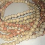 Lot of 3 Semi Precious Stone Beads Neutral Tone Beaded Boho Necklaces Photo 6