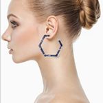 ✨ Tortoise Shell Hoops Earring ✨ Black Photo 0