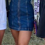 American Eagle Denim Game day Zip Up Dress Photo 1