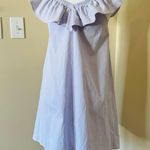 After Market  lavender stripe ruffle dress Photo 3