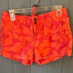 Gap Coral & Pink Floral/Tropical Embroidered Shorts | Women’s Size 2 Photo 0