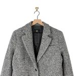 Banana Republic Olinda Oversized Italian Herringbone Blazer Grey Sz S Photo 2
