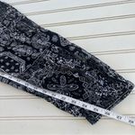 Hem & Thread Paisley Black & White jumpsuit  Size Large Photo 5
