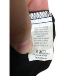 Vintage Black Cami Slip Dress S Chiffon Big Flower Dark Fairy Back Bow Made USA Size undefined Photo 6