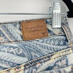 American Eagle  Women's Blue Paisley Super Stretch‎ Jegging Denim Jeans Size 8 Photo 7