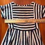 Altar'd State Altar'd State Striped Fit and Flare Navy Dress Casual Dress Dress Small Photo 4