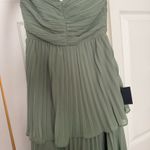 Lulus  Sage Green Maxi Dress Tiered Photo 5