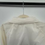 Current Seen 3X Ivory Zip Front Jacket Fleece Lined Vintage 90s Windbreaker Photo 6