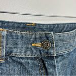 Michael Kors  Y2K Dark Wash Denim Front Pleat Midi Skirt Photo 2