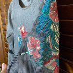 Calessa Floral Embroidered Blouse Black Photo 2