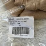 Marée Pour Toi Women's tan Crop Wide Leg Pants size 22W Photo 1