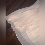 Alice + Olivia  Triss Sleeveless Maxi Dress Leather Trim in cream formal $500 Photo 2