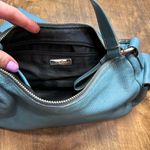 Giani Bernini Y2K Blue Leather Shoulder Bag Buckle Straps Photo 15