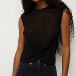 Veronica Beard  Kellen Twist Front Sleeves sweater Top Size Xs Photo 0