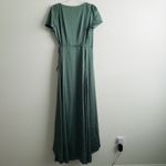 Baltic Born  Krystal Satin Wrap Gown Satin New Without Tags Photo 7